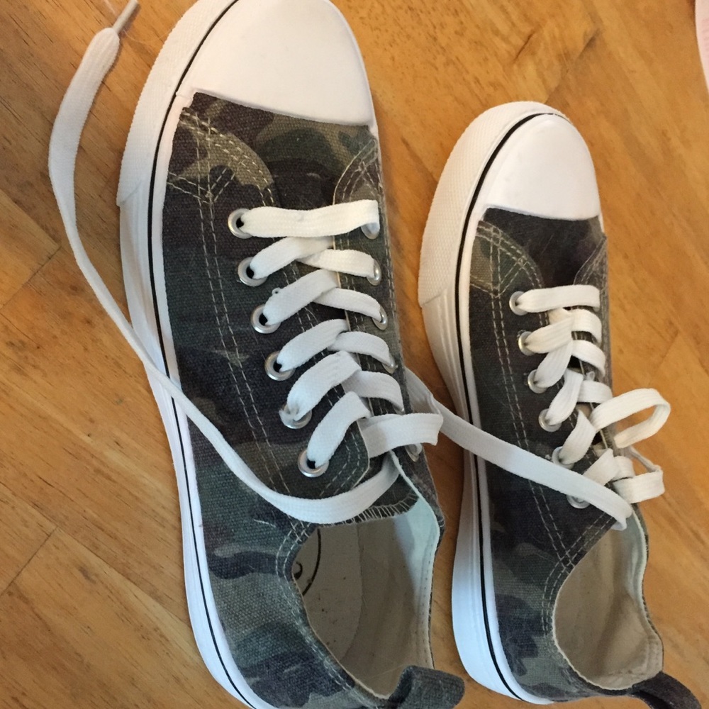 Rue 21 Army “converse like” sneakers.